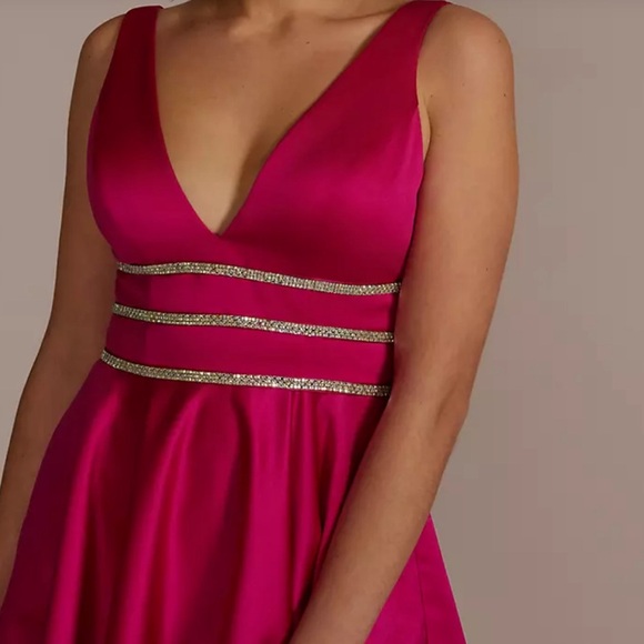 Jules & Cleo Homecoming dress Begonia Size 8 NWT - Picture 3 of 11